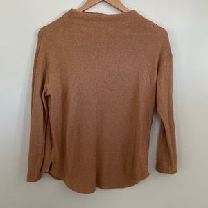 Old Navy Tan Mock Turtle Neck Sweater